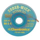 Soder-Wick Rosin SD .060" ESD 5' Spool, 10-pack VacuPak Can redirect to product page